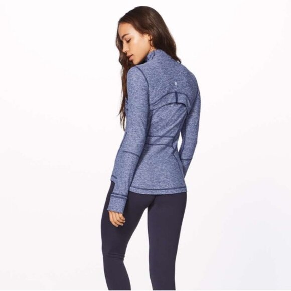 Lululemon Define Jacket (Rulu)Heathered Hero Blue Size 4 - Picture 2 of 12